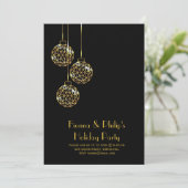 Invitation de fête de vacances moderne (Debout devant)