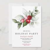 Invitation de fête de vacances moderne (Devant)