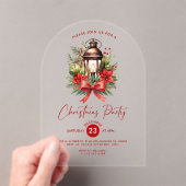 Invitation de fête décorée de Noël (In situ (ordinateur de poche))