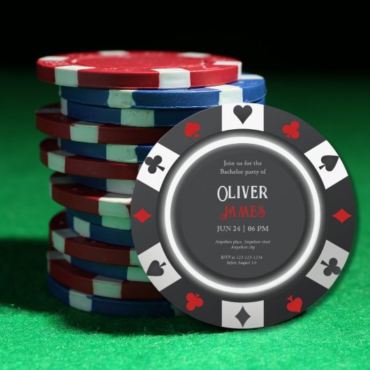 Invitation de fête d'enterrement de vie de garçon 