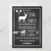 Invitation de fête d'enterrement de vie de garçon  (Devant)