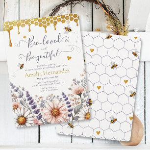 Invitation de Fête des mariées Abeille-Abeille et