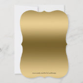 Invitation de Fête des mariées de Black Floral Go (Dos)