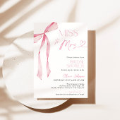 Invitation de Fête des mariées de Bow rose | Boho 