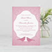 Invitation de Fête des mariées de cadre de couleur (Debout devant)