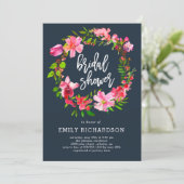 Invitation de Fête des mariées de COULEUR ÉDITABLE (Debout devant)