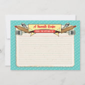 Invitation de Fête des mariées de femme au foyer h (Dos)