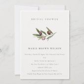 Invitation de Fête des mariées de feuillage de la  (Devant)