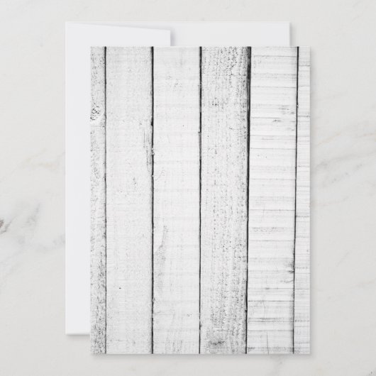 Invitation de Fête des mariées de feuillage rustiq (Dos)