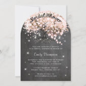 Invitation de Fête des mariées de feuille de coeur (Devant)