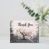 Invitation de Fête des mariées de feuille de coeur (Debout devant)