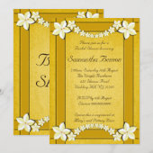 Invitation de Fête des mariées de Mariage Rustic G (Devant / Derrière)