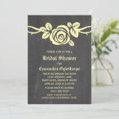 Invitation de Fête des mariées de tableau rouge ro (Debout devant)