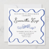 Invitation de Fête des mariées lunaire | Attacher  (Devant)