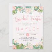 Invitation de Fête des mariées Succulent à la flor (Devant)