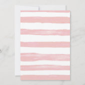 Invitation de Fête des mariées Succulent à la flor (Dos)