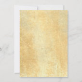 Invitation de Fête des mariées vintage Redwood Tre (Dos)