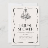 Invitation de Fête des mariées Whimsical vintage (Devant)