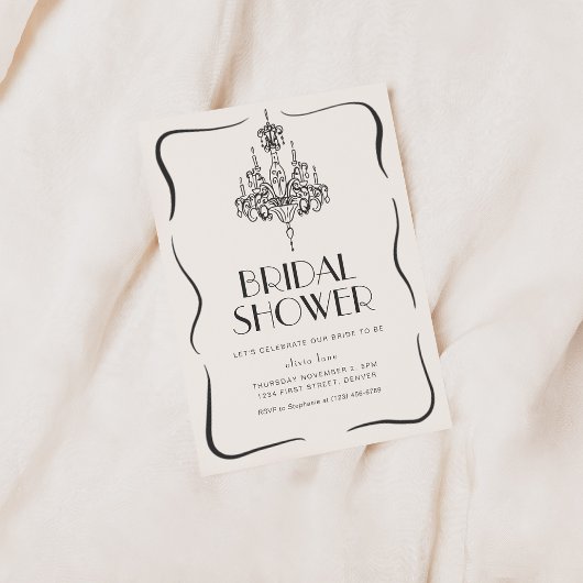 Invitation de Fête des mariées Whimsical vintage