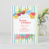 Invitation de fête d'été (Debout devant)