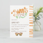 Invitation de fête d'été (Debout devant)