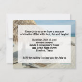 Invitation de fête d'été, Beach Cabana (Dos)