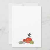 Invitation de fête d'Halloween (Dos)