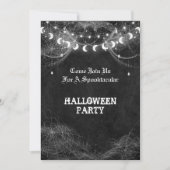 Invitation de fête d'Halloween (Devant)