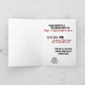 Invitation de fête d'Halloween, Arrière - plan de  (Intérieur)