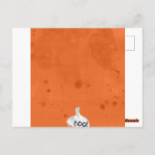 Invitation de fête d'Halloween Citrouille Orange & (Dos)