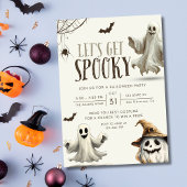 Invitation de fête d'Halloween, Costume Citrouille