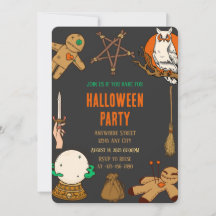 Invitation de fête d'Halloween de l'artisanat de s