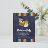 Invitation de fête d'Halloween Déplaisante et mign (Debout devant)