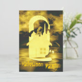 Invitation de fête d'Halloween effrayant (Debout devant)