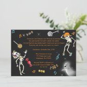 Invitation de fête d'Halloween, Invitation de dans (Debout devant)