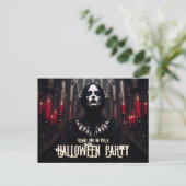 Invitation de fête d'Halloween – Invitation gothiq (Debout devant)