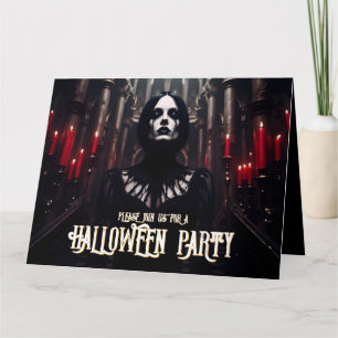 Invitation de fête d'Halloween – Invitation gothiq