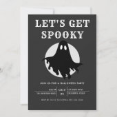 Invitation de fête d'Halloween Moderne Chic Effray (Devant)