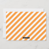 Invitation de fête d'Halloween non Éffrayante (Dos)