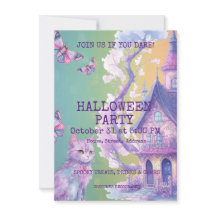Invitation de fête d'Halloween personnalisable