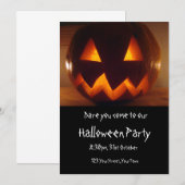 Invitation de fête d'Halloween personnalisable (Devant / Derrière)