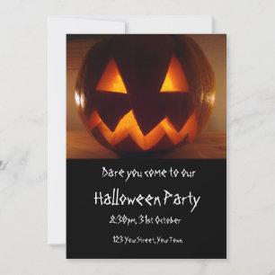 Invitation de fête d'Halloween personnalisable