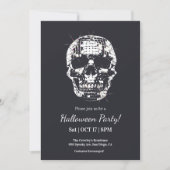 Invitation de fête d'Halloween pour adultes Disco  (Devant)