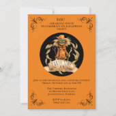 Invitation de fête d'Halloween pour un épouvantail (Devant)