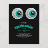 Invitation de fête d'Halloween Spooktacular Black (Devant)