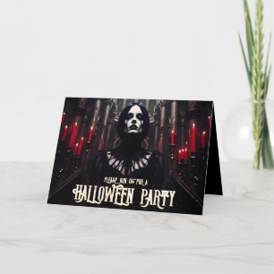 Invitation de fête d'Halloween – Style gothique so