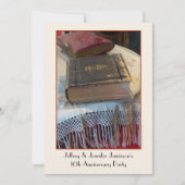 Invitation de fête du 10e anniversaire de la Bible (Devant)