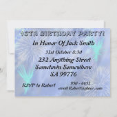 invitation de fête du 16e anniversaire (Dos)