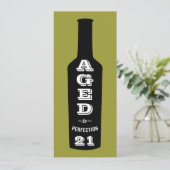Invitation de fête du 21e anniversaire Aged to Per (Debout devant)