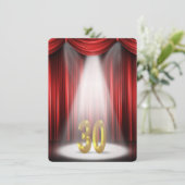 invitation de fête du 30e anniversaire (Debout devant)